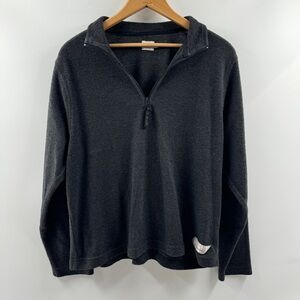 Calvin Klein Jeans Charcoal Grey Quarter Zip Size Large